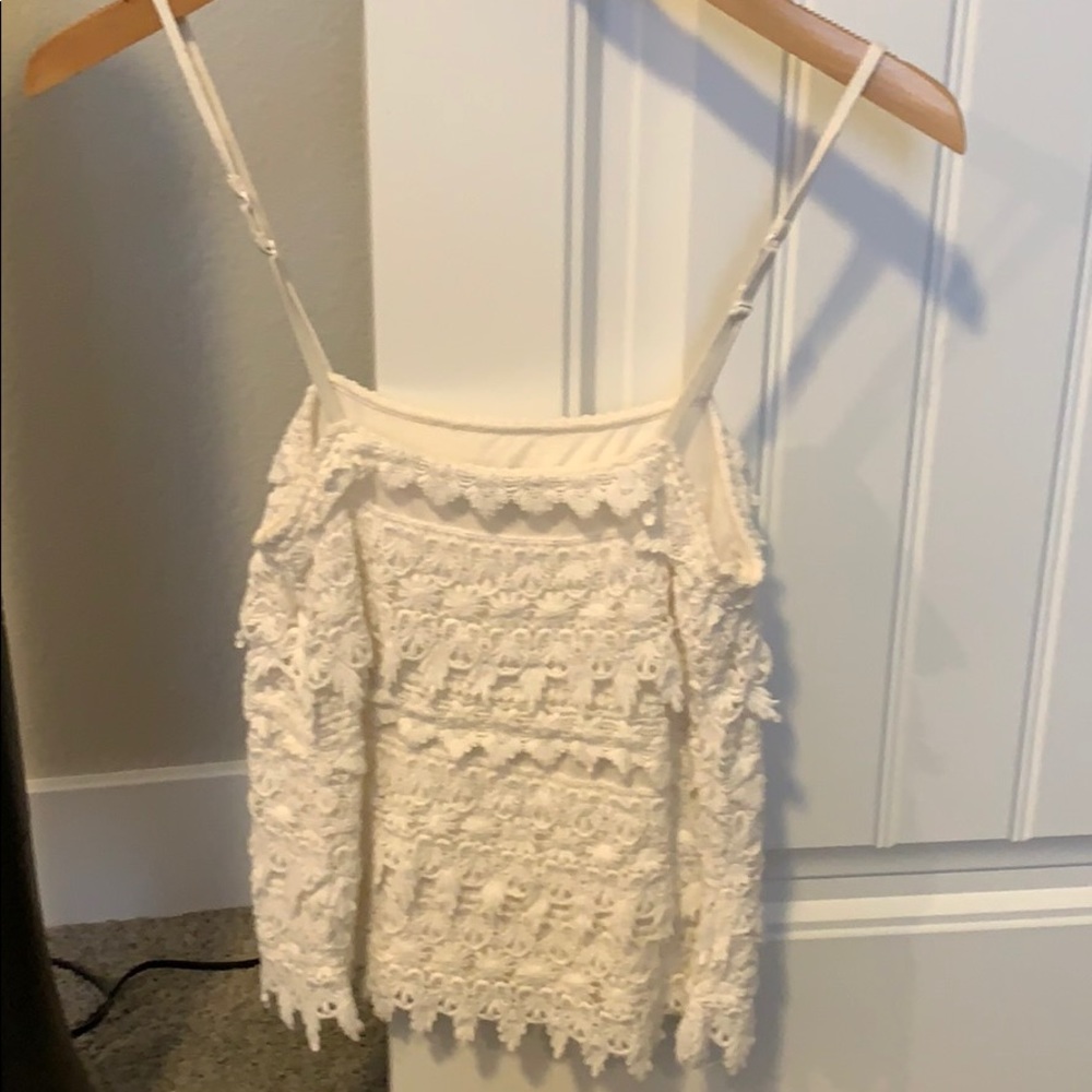 Lace crop top
